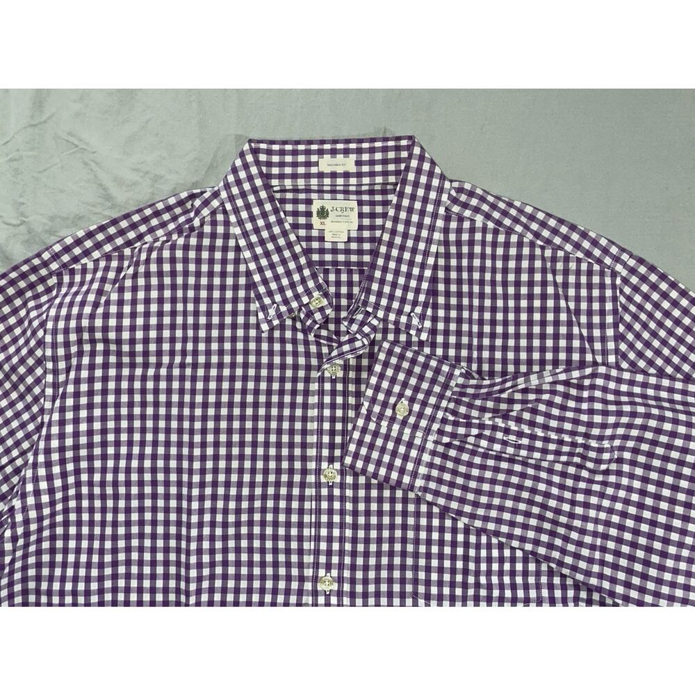 J Crew Tailored Fit Washed Long Sleeve Button Front Casual Shirt. Men's XL, GUC!